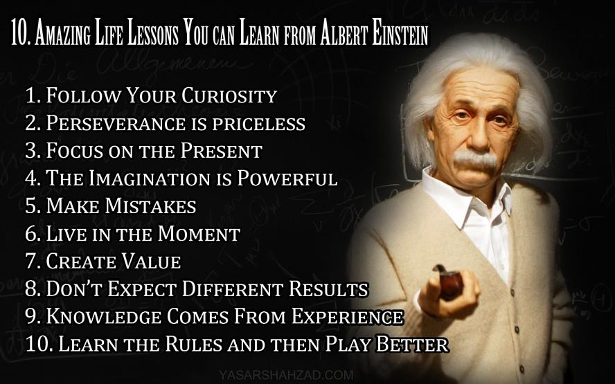 Life Lessons from Albert Einstein