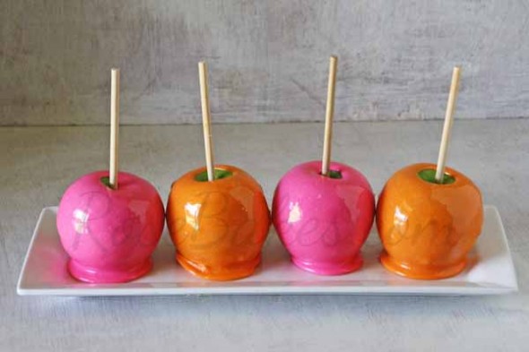 How-to-Make-Hot-Pink-and-Orange-Candy-Apples-590x393
